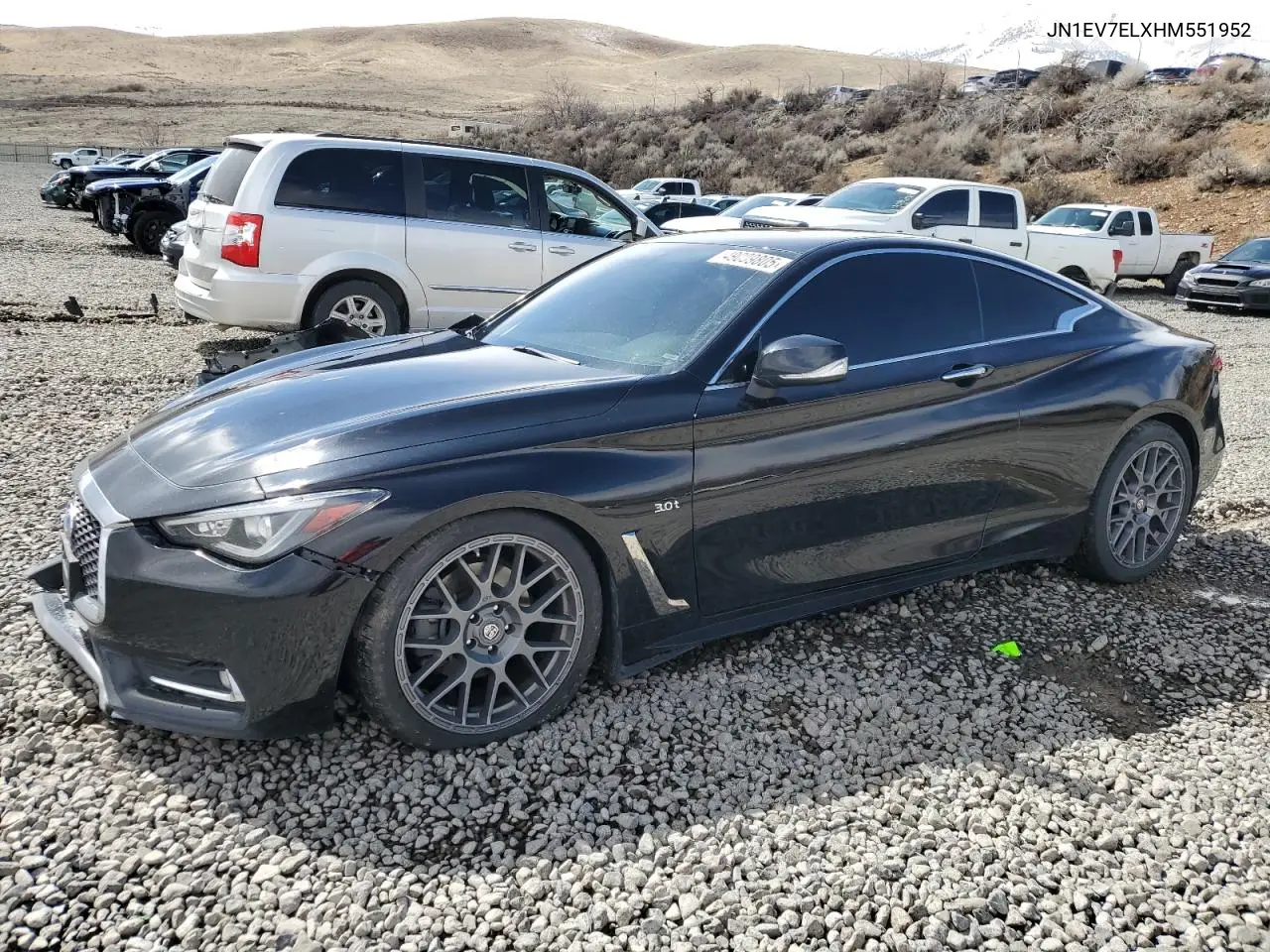 2017 Infiniti Q60 Premium VIN: JN1EV7ELXHM551952 Lot: 49099805