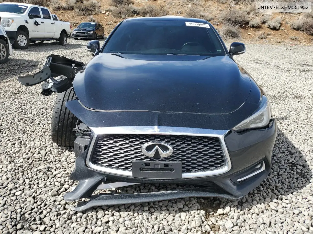 2017 Infiniti Q60 Premium VIN: JN1EV7ELXHM551952 Lot: 49099805