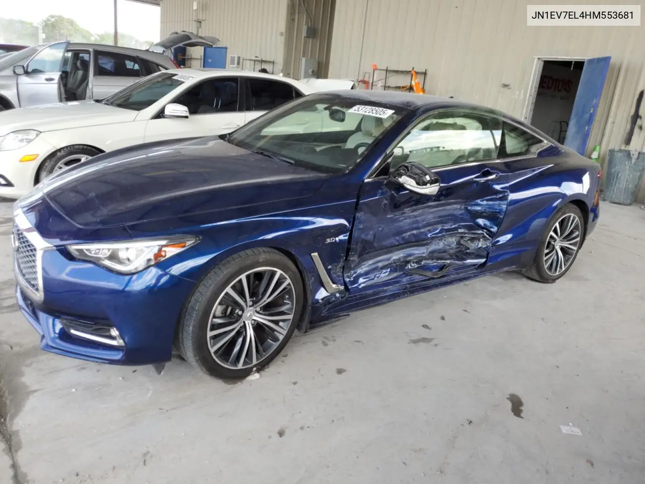 2017 Infiniti Q60 Premium VIN: JN1EV7EL4HM553681 Lot: 53128505