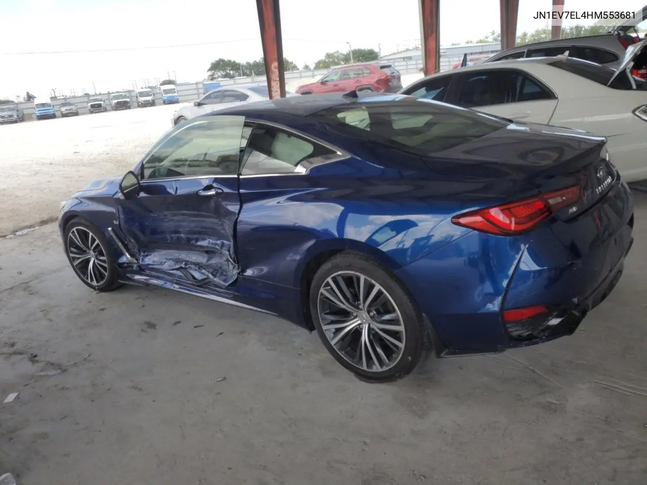 2017 Infiniti Q60 Premium VIN: JN1EV7EL4HM553681 Lot: 53128505