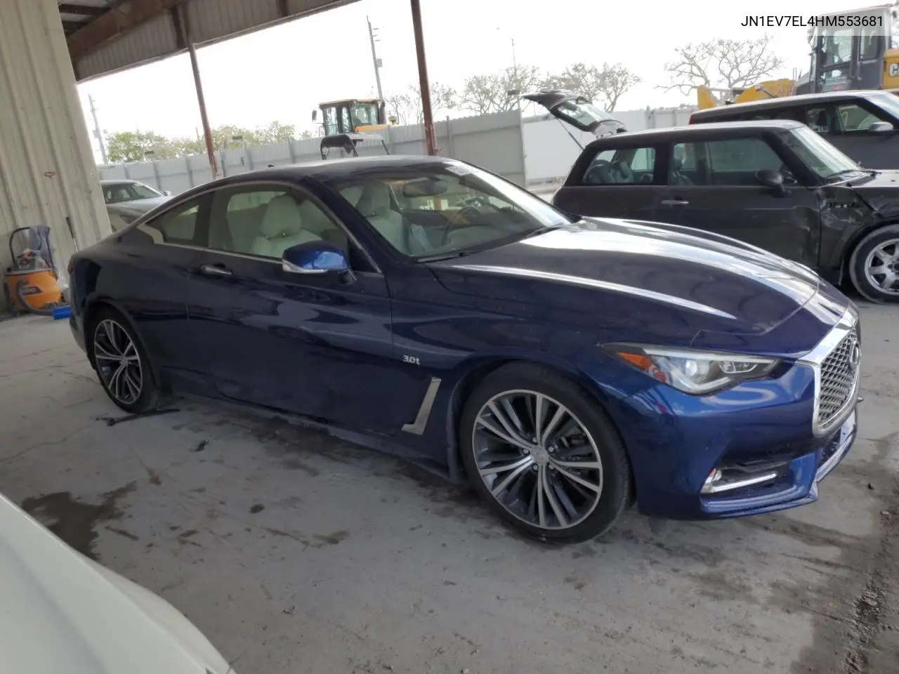 2017 Infiniti Q60 Premium VIN: JN1EV7EL4HM553681 Lot: 53128505