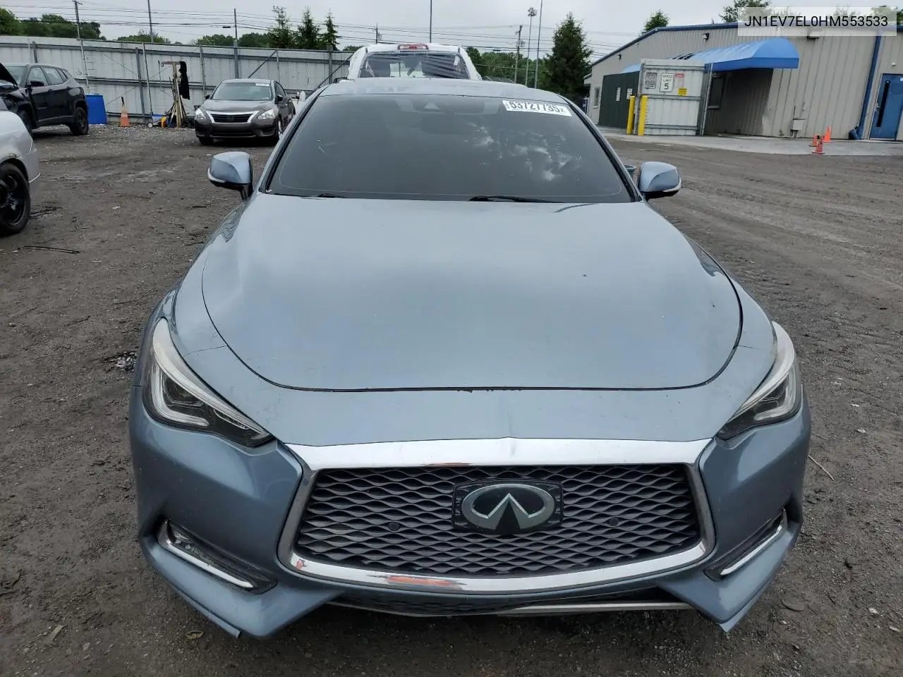 2017 Infiniti Q60 Premium VIN: JN1EV7EL0HM553533 Lot: 53727735