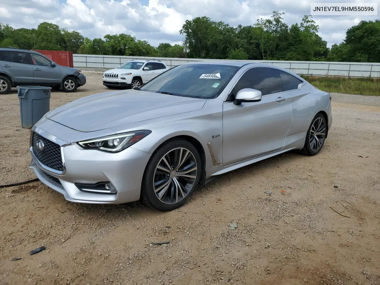 2017 Infiniti Q60 Premium VIN: JN1EV7EL9HM550596 Lot: 54850825