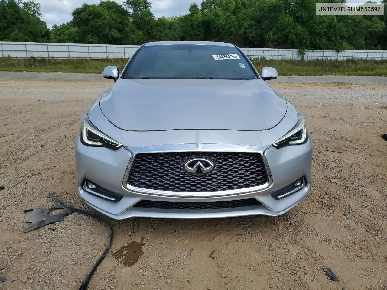 2017 Infiniti Q60 Premium VIN: JN1EV7EL9HM550596 Lot: 54850825