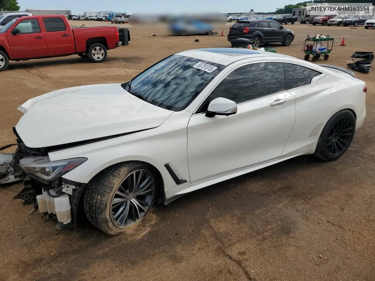 2017 Infiniti Q60 Premium VIN: JN1EV7EK4HM363354 Lot: 55751315