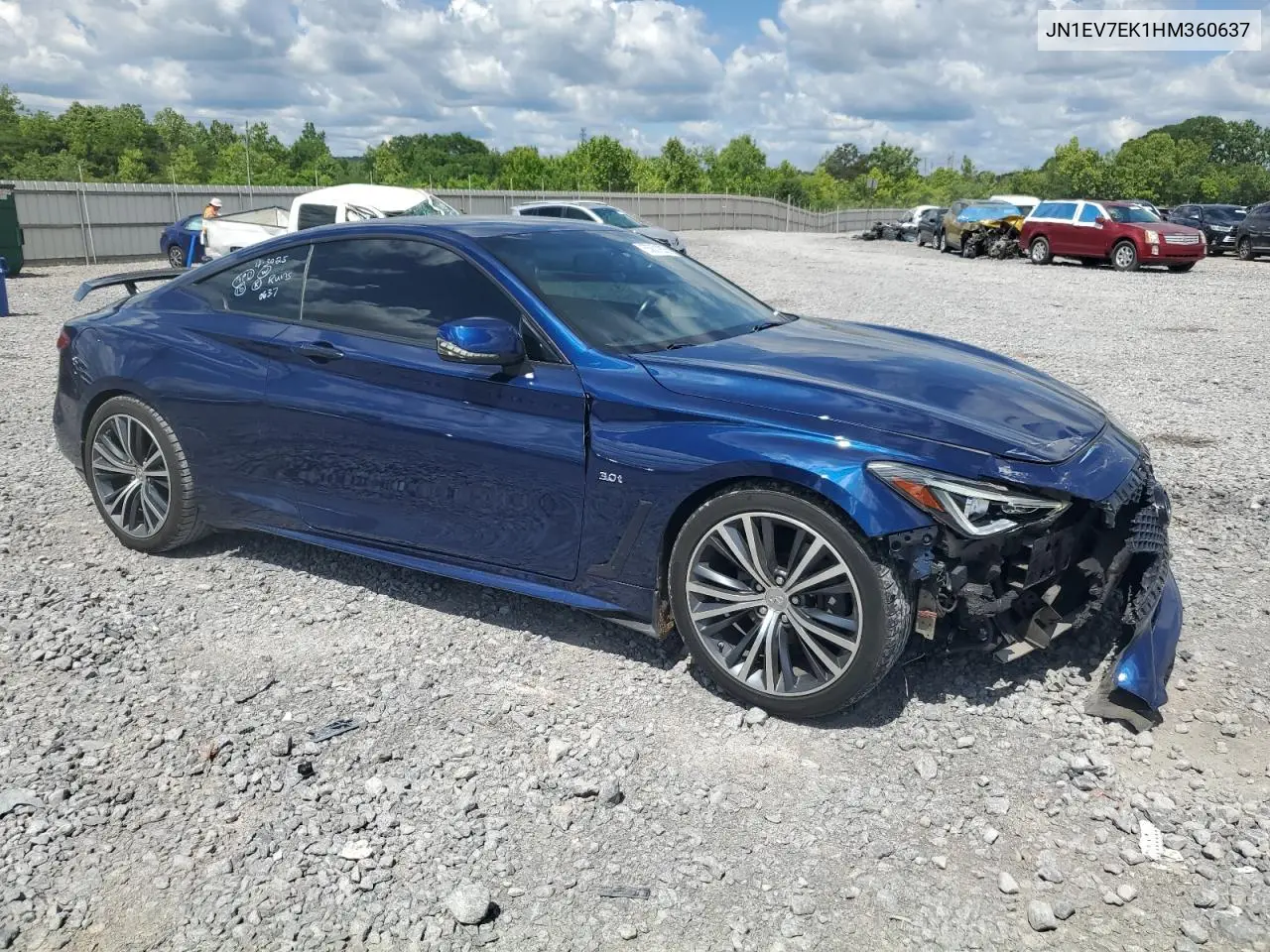 2017 Infiniti Q60 Premium VIN: JN1EV7EK1HM360637 Lot: 55801835
