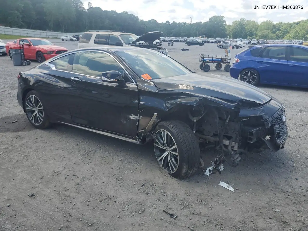 2017 Infiniti Q60 Premium VIN: JN1EV7EK1HM363876 Lot: 56001155