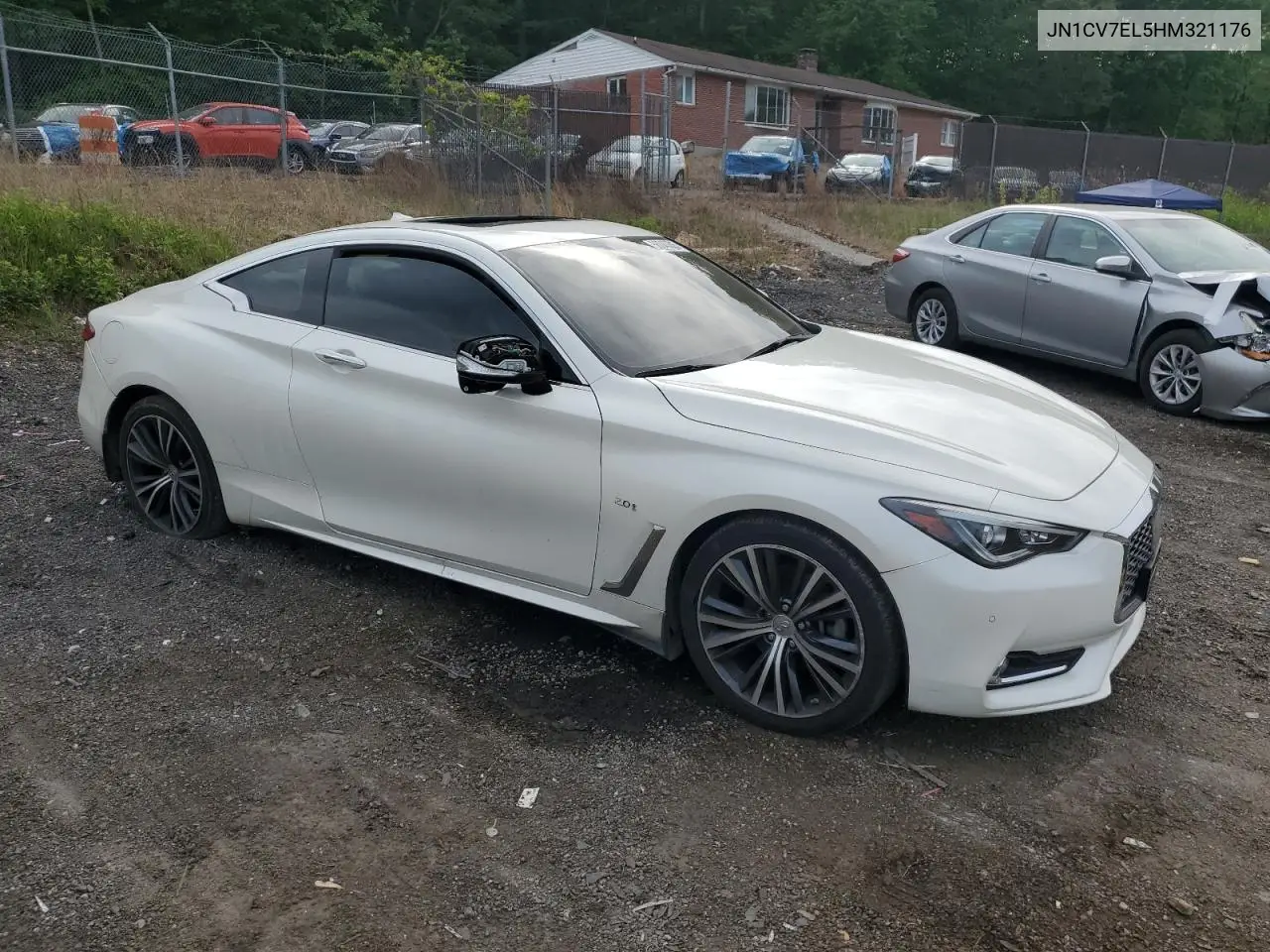 2017 Infiniti Q60 Base VIN: JN1CV7EL5HM321176 Lot: 56045305