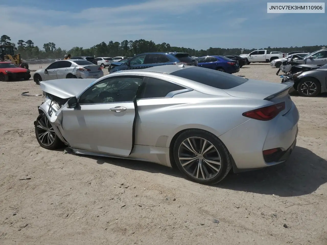 2017 Infiniti Q60 Base VIN: JN1CV7EK3HM110906 Lot: 56838425