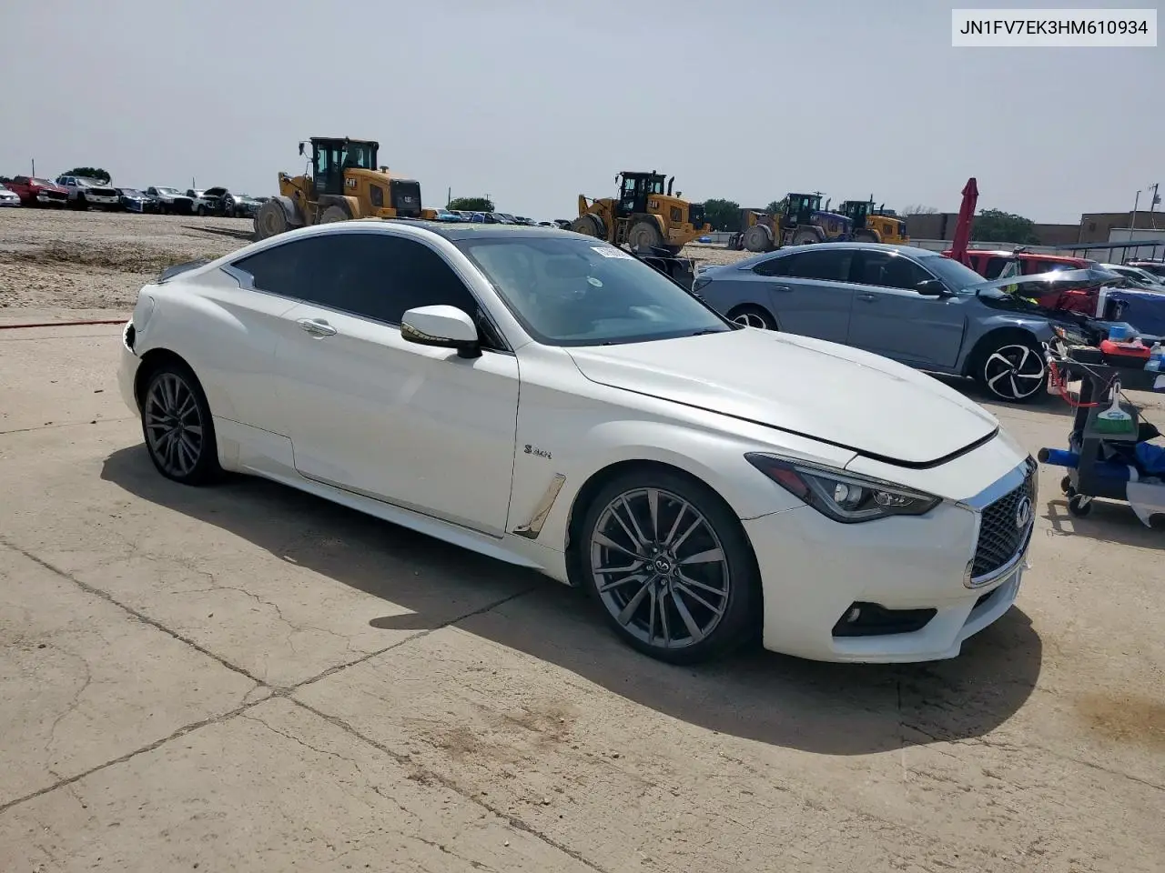 2017 Infiniti Q60 Red Sport 400 VIN: JN1FV7EK3HM610934 Lot: 57069245