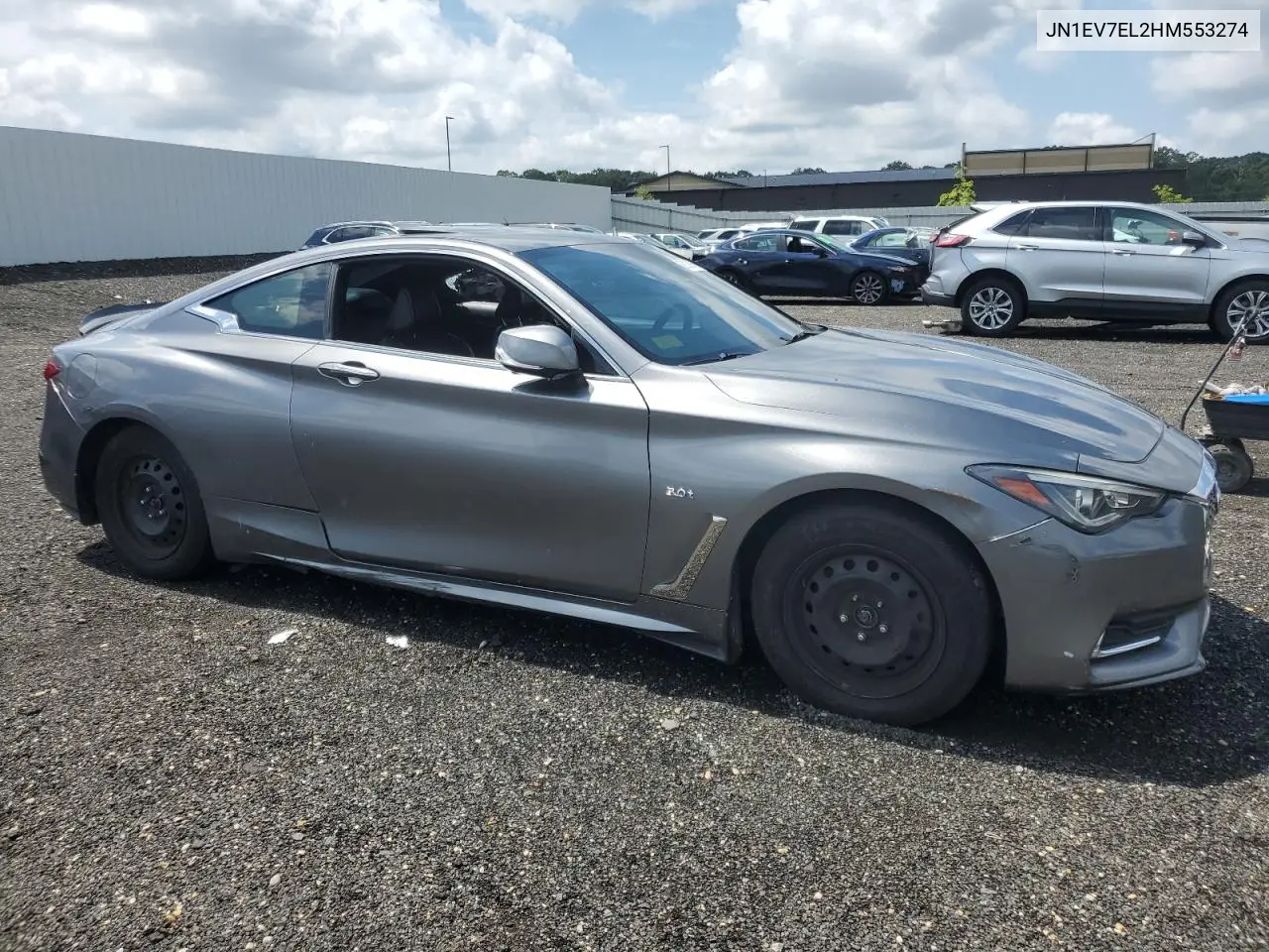 2017 Infiniti Q60 Premium VIN: JN1EV7EL2HM553274 Lot: 58239085