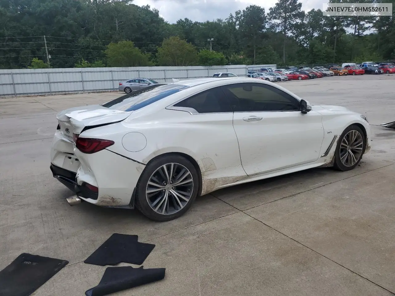 2017 Infiniti Q60 Premium VIN: JN1EV7EL0HM552611 Lot: 60474455