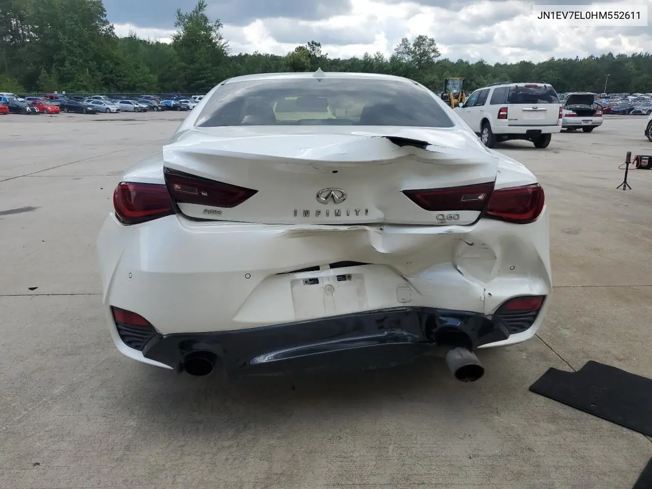 2017 Infiniti Q60 Premium VIN: JN1EV7EL0HM552611 Lot: 60474455