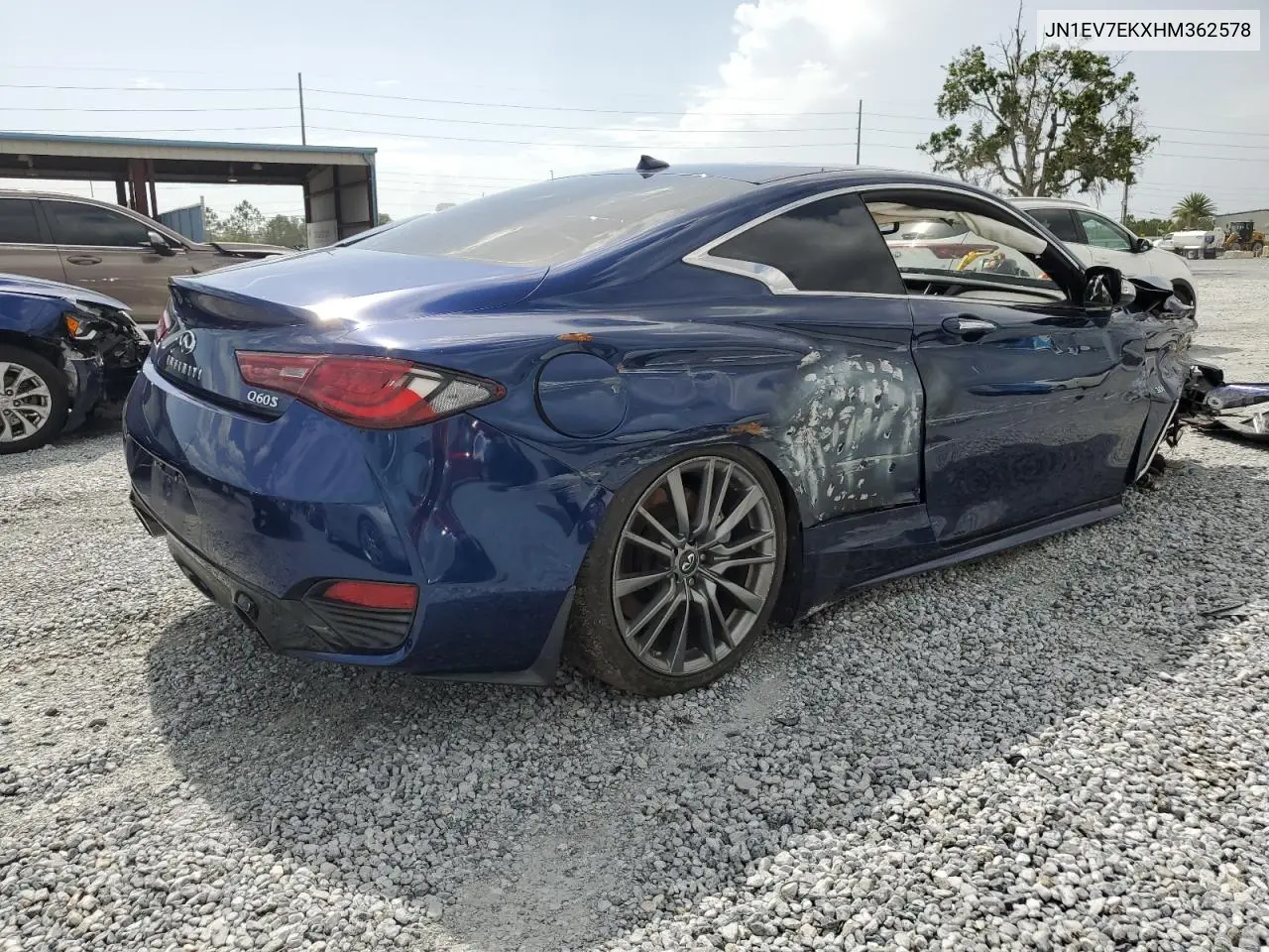2017 Infiniti Q60 Premium VIN: JN1EV7EKXHM362578 Lot: 61034845