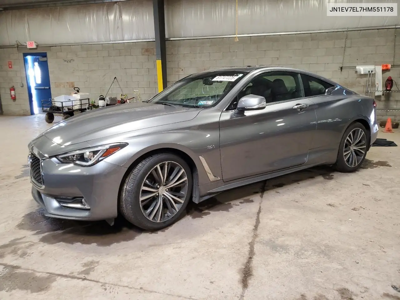 2017 Infiniti Q60 Premium VIN: JN1EV7EL7HM551178 Lot: 61747225
