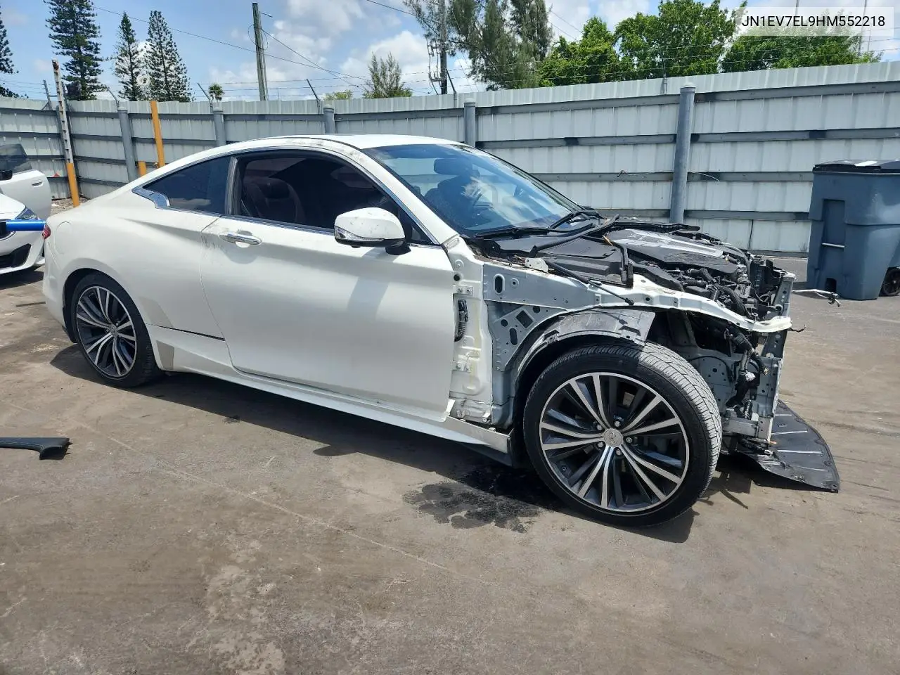2017 Infiniti Q60 Premium VIN: JN1EV7EL9HM552218 Lot: 61781035