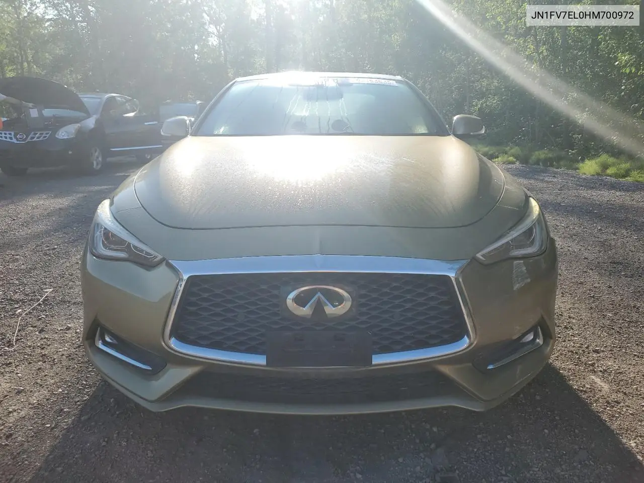 2017 Infiniti Q60 Red Sport 400 VIN: JN1FV7EL0HM700972 Lot: 62163635