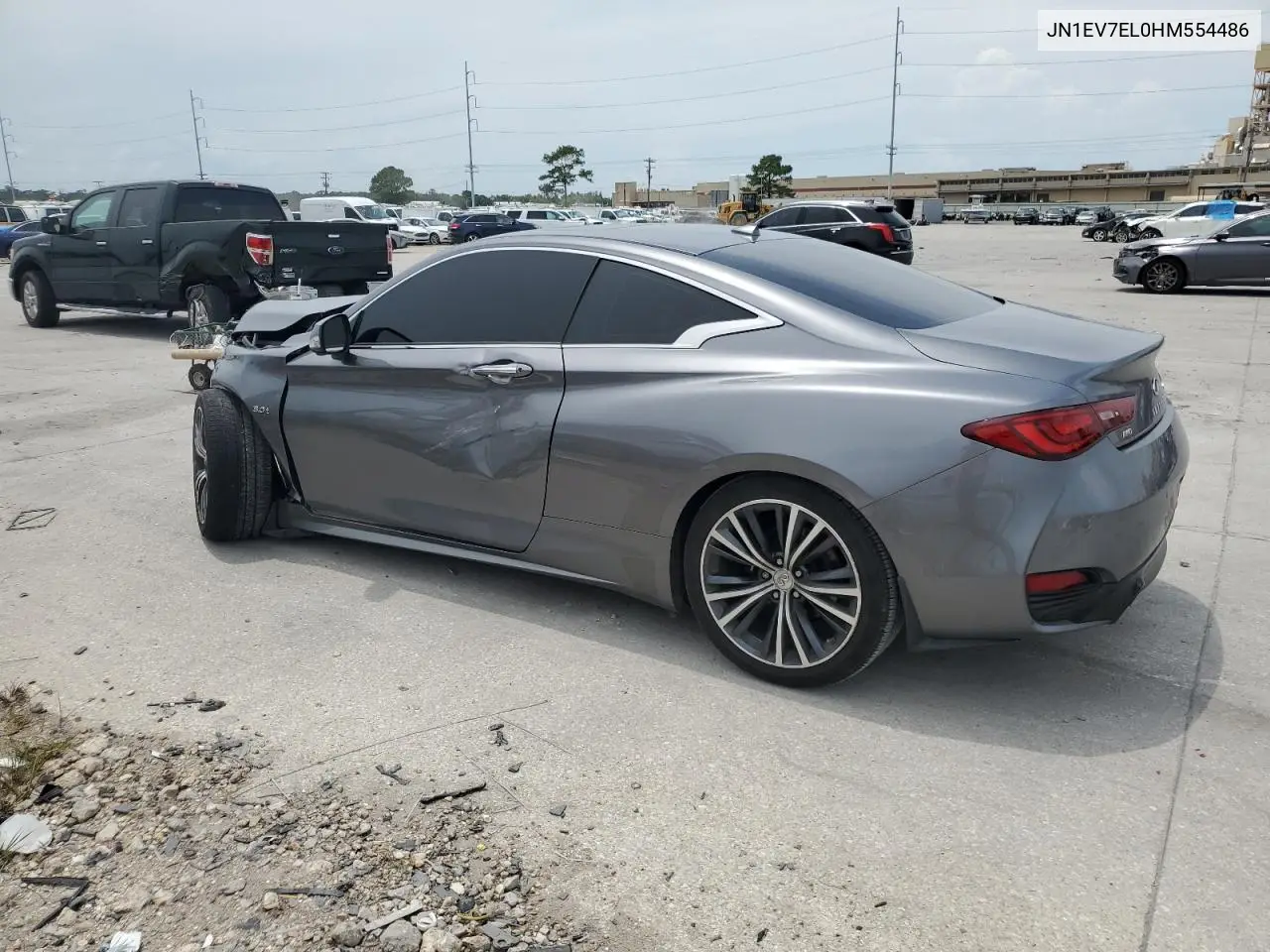 2017 Infiniti Q60 Premium VIN: JN1EV7EL0HM554486 Lot: 62382795