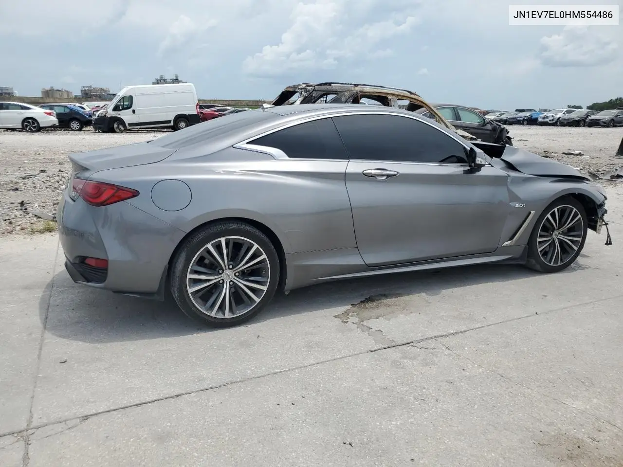 2017 Infiniti Q60 Premium VIN: JN1EV7EL0HM554486 Lot: 62382795