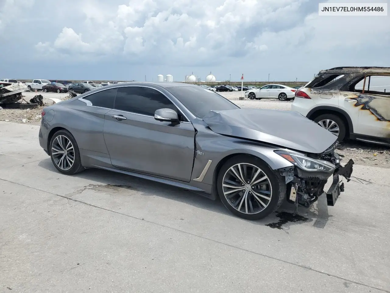 2017 Infiniti Q60 Premium VIN: JN1EV7EL0HM554486 Lot: 62382795