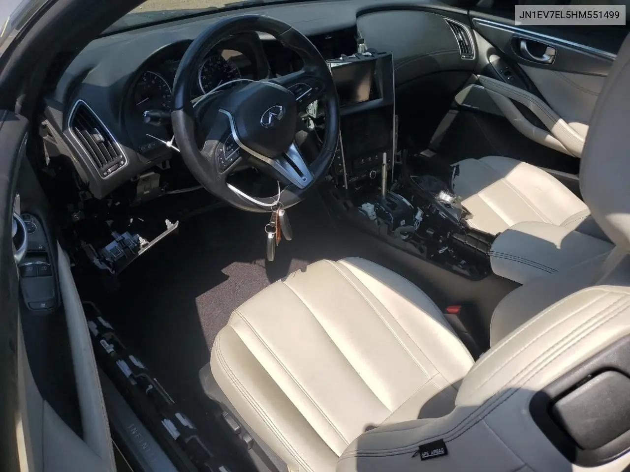 2017 Infiniti Q60 Premium VIN: JN1EV7EL5HM551499 Lot: 62819395