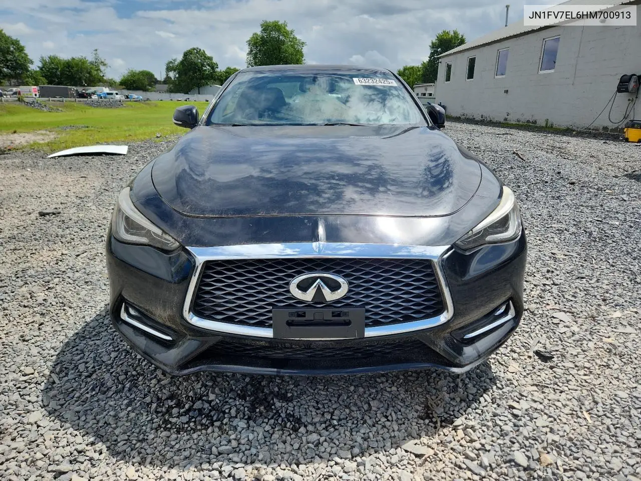 2017 Infiniti Q60 Red Sport 400 VIN: JN1FV7EL6HM700913 Lot: 63232425