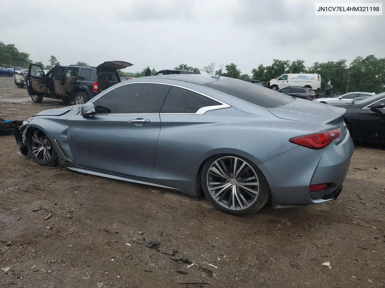 2017 Infiniti Q60 Base VIN: JN1CV7EL4HM321198 Lot: 63332085