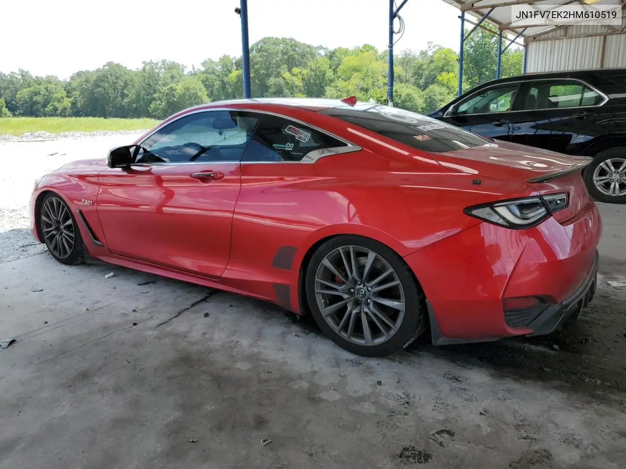 2017 Infiniti Q60 Red Sport 400 VIN: JN1FV7EK2HM610519 Lot: 63462235