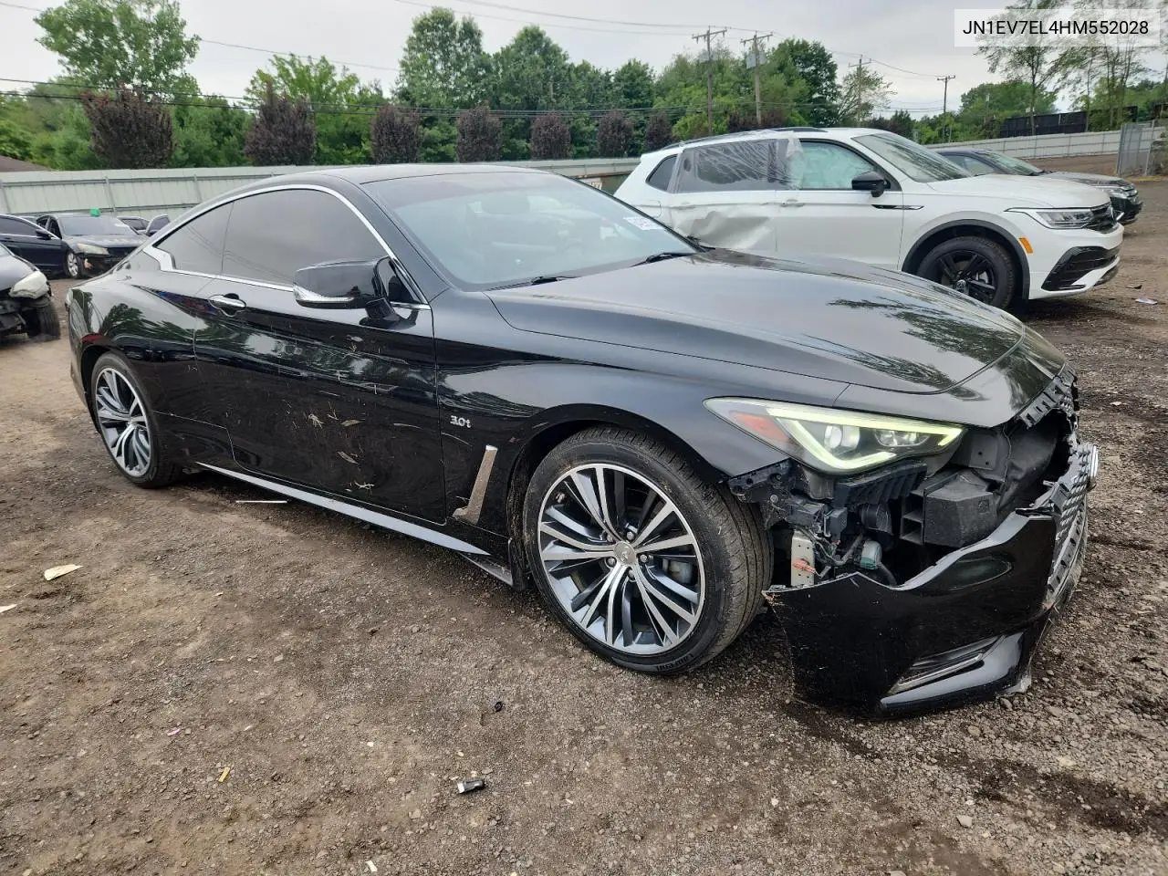 2017 Infiniti Q60 Premium VIN: JN1EV7EL4HM552028 Lot: 64298775