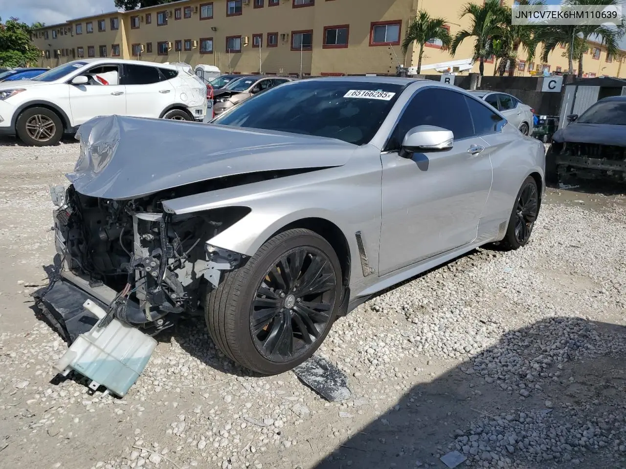 2017 Infiniti Q60 Base VIN: JN1CV7EK6HM110639 Lot: 65166285