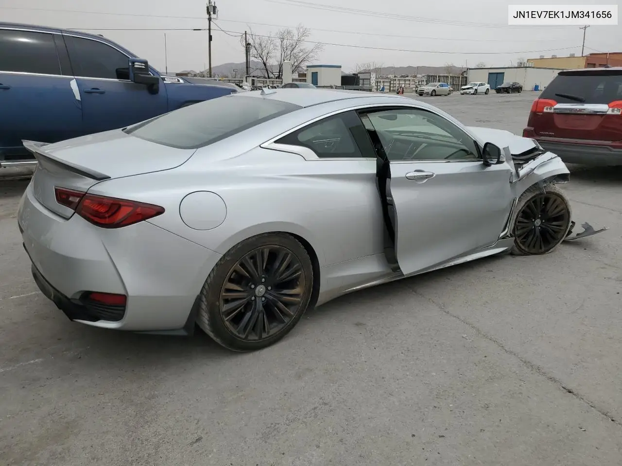 2018 Infiniti Q60 Luxe 300 VIN: JN1EV7EK1JM341656 Lot: 48208455