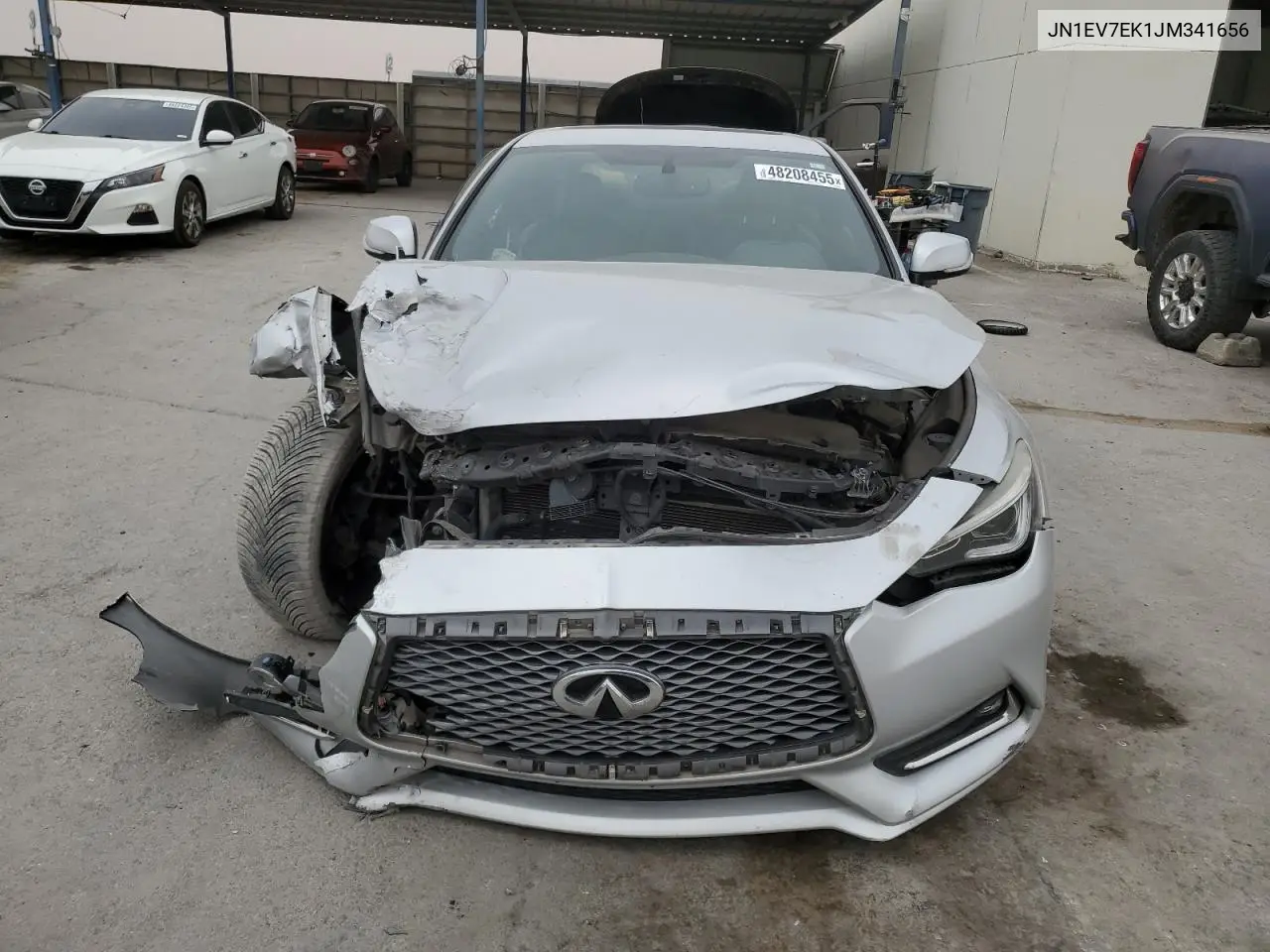 2018 Infiniti Q60 Luxe 300 VIN: JN1EV7EK1JM341656 Lot: 48208455