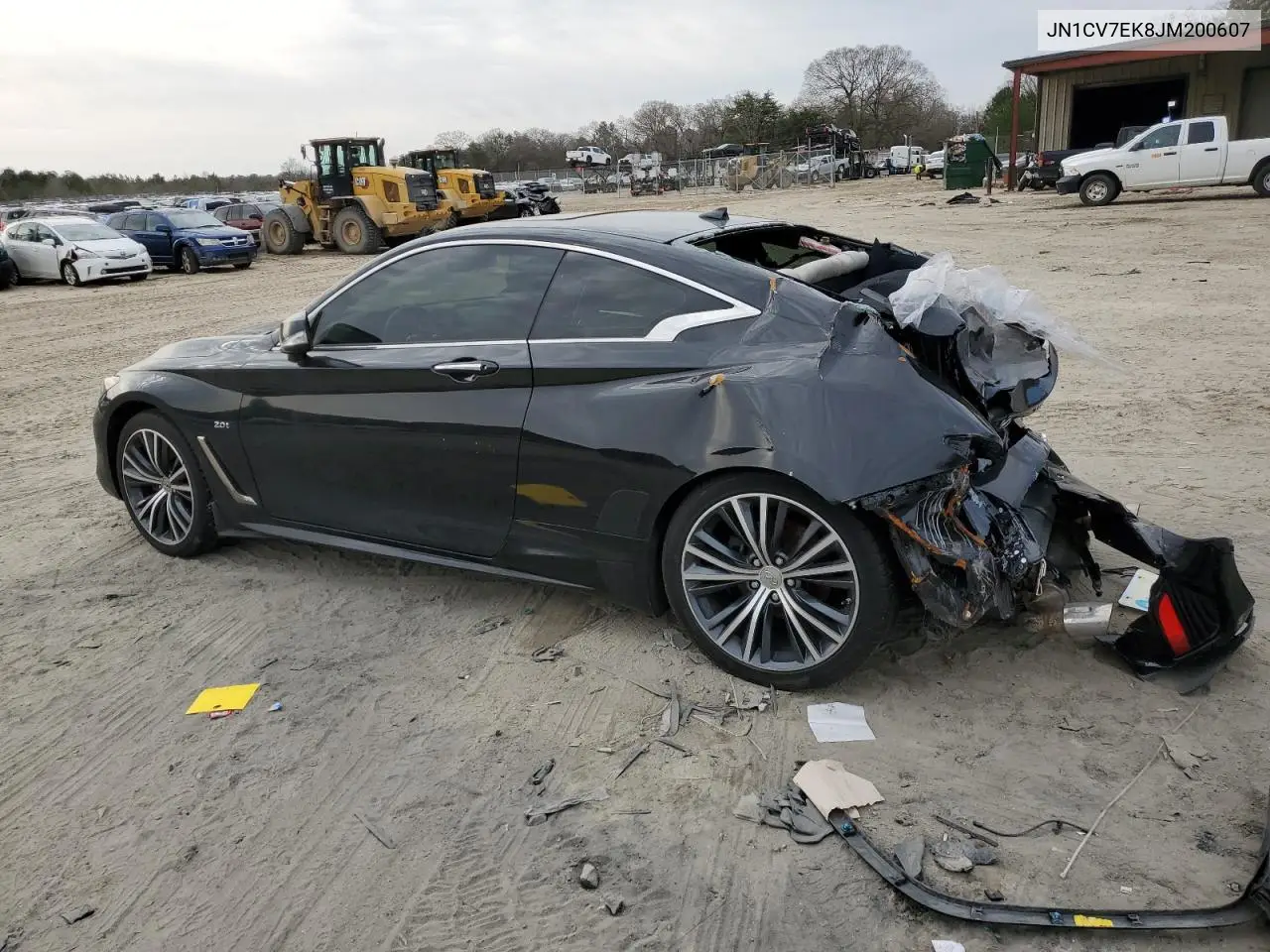 2018 Infiniti Q60 Pure VIN: JN1CV7EK8JM200607 Lot: 49883495
