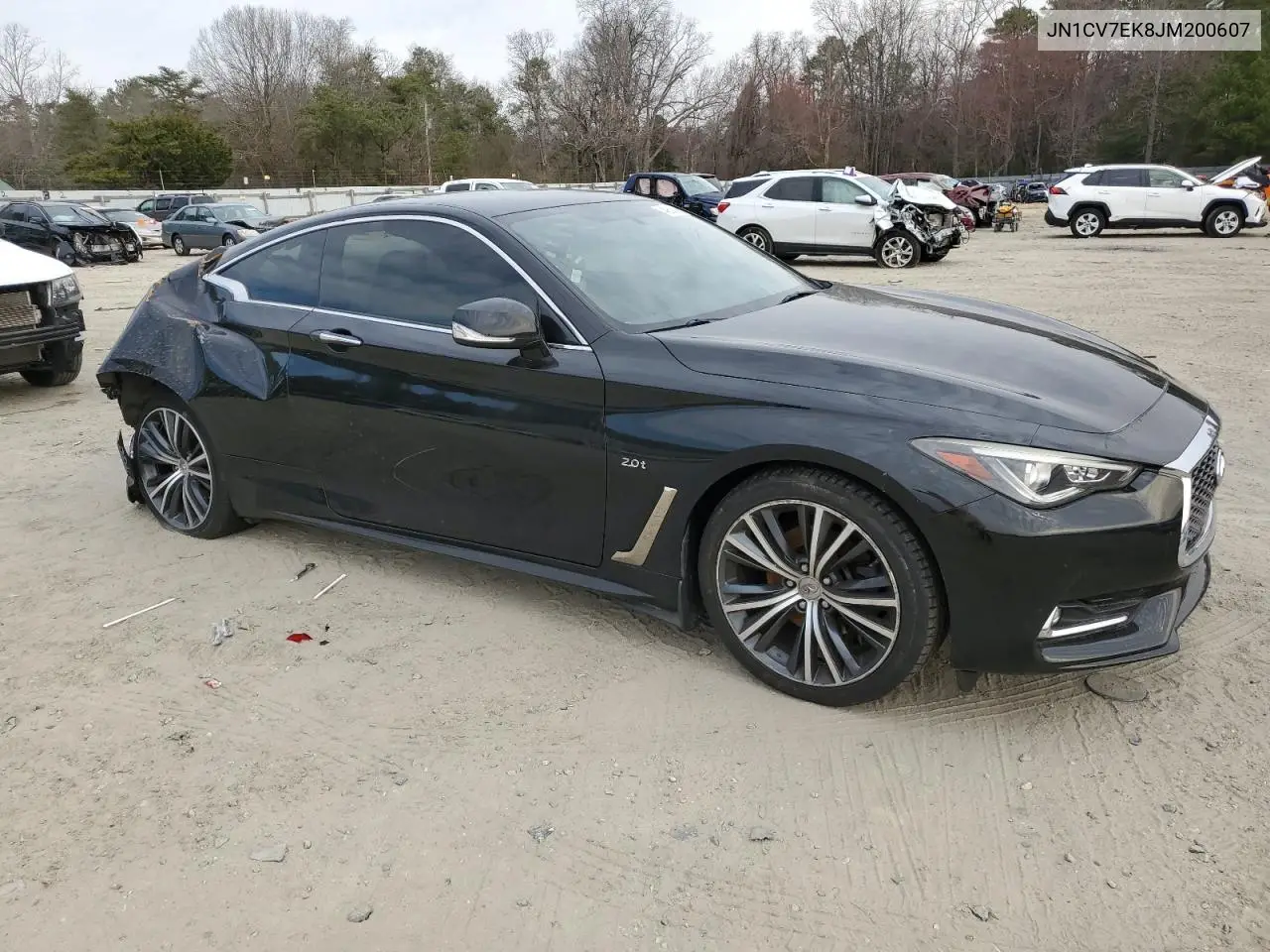 2018 Infiniti Q60 Pure VIN: JN1CV7EK8JM200607 Lot: 49883495