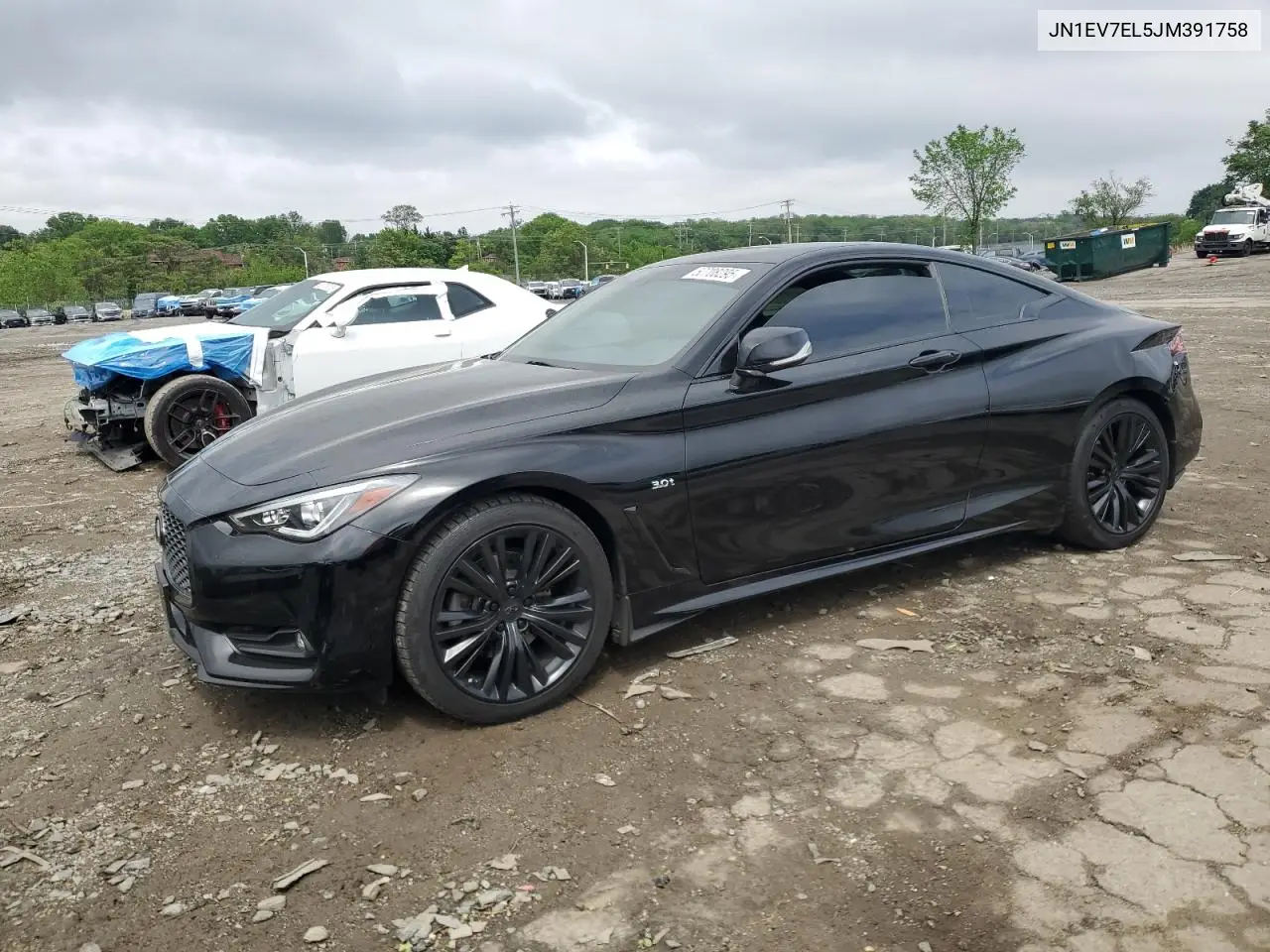 2018 Infiniti Q60 Luxe 300 VIN: JN1EV7EL5JM391758 Lot: 50708295