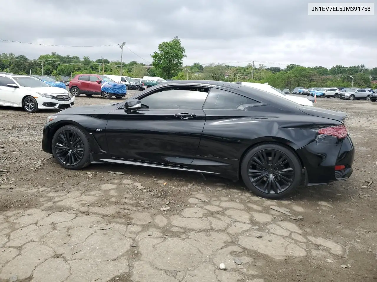 2018 Infiniti Q60 Luxe 300 VIN: JN1EV7EL5JM391758 Lot: 50708295
