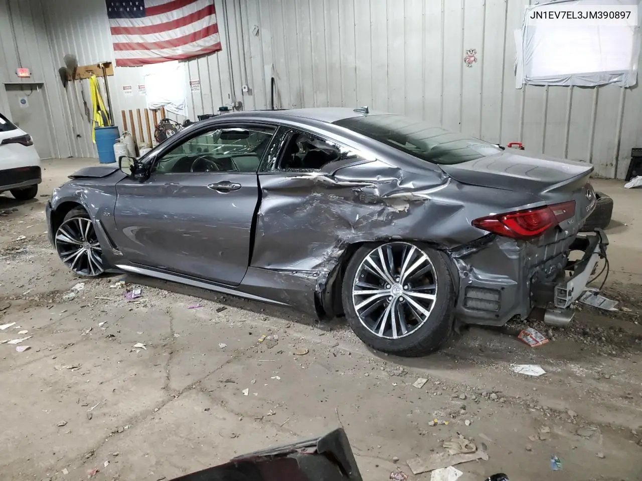2018 Infiniti Q60 Luxe 300 VIN: JN1EV7EL3JM390897 Lot: 53268915