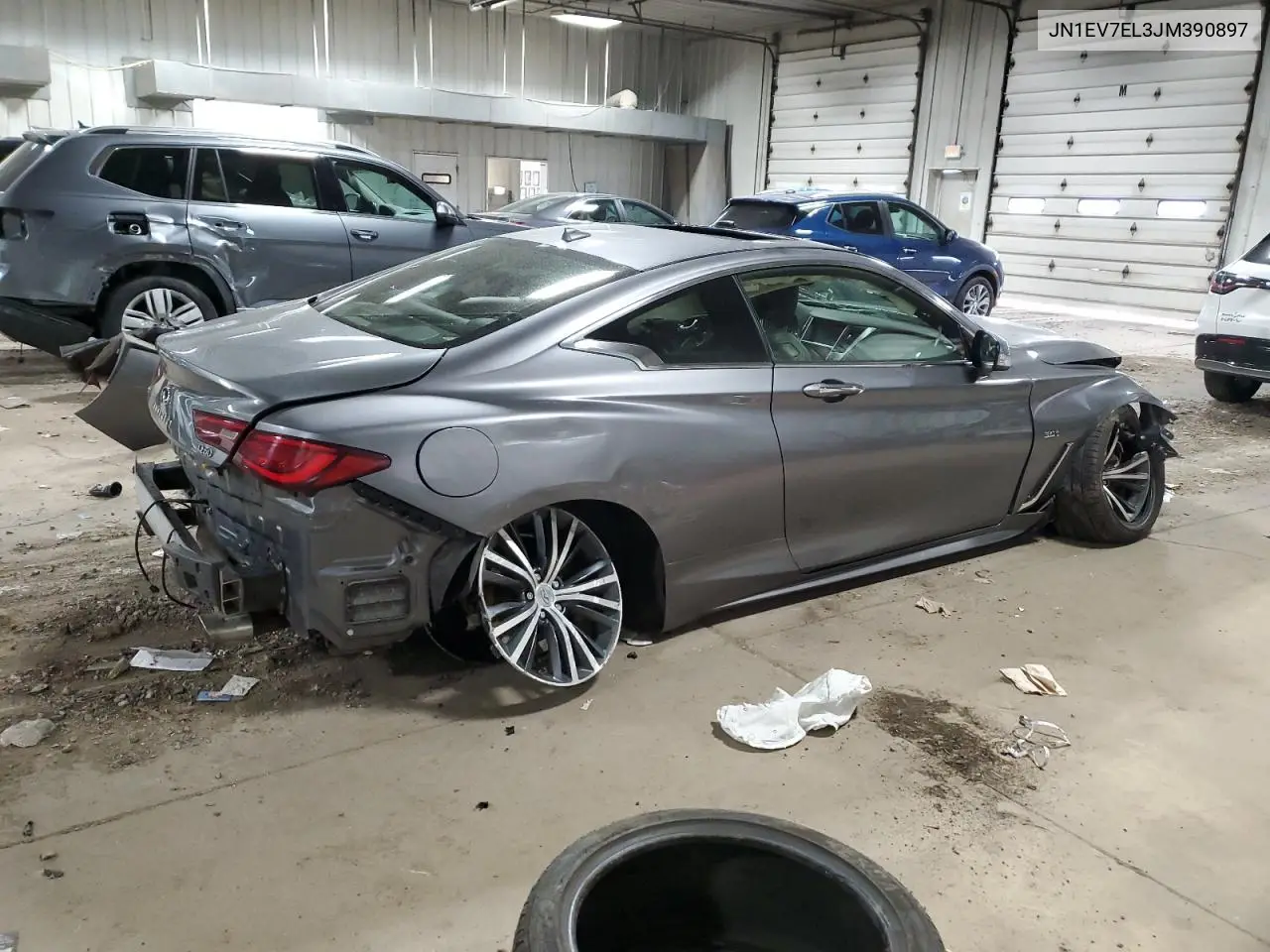2018 Infiniti Q60 Luxe 300 VIN: JN1EV7EL3JM390897 Lot: 53268915