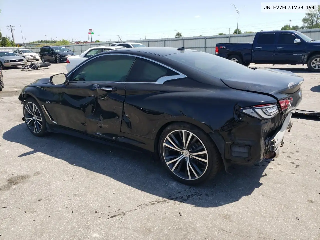 2018 Infiniti Q60 Luxe 300 VIN: JN1EV7EL7JM391194 Lot: 53832235