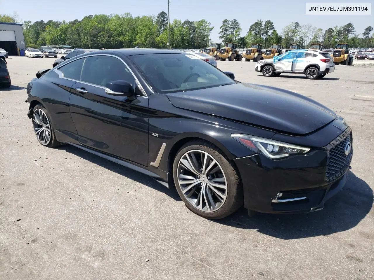 2018 Infiniti Q60 Luxe 300 VIN: JN1EV7EL7JM391194 Lot: 53832235