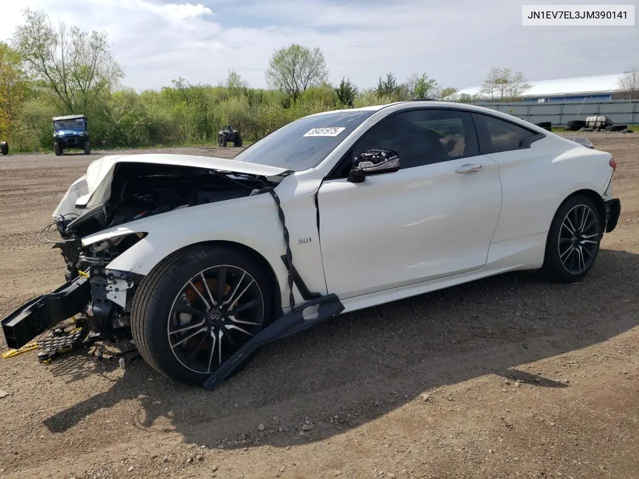 2018 Infiniti Q60 Luxe 300 VIN: JN1EV7EL3JM390141 Lot: 55451975