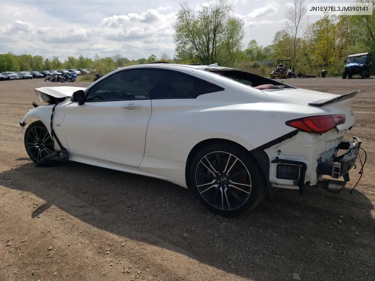 2018 Infiniti Q60 Luxe 300 VIN: JN1EV7EL3JM390141 Lot: 55451975