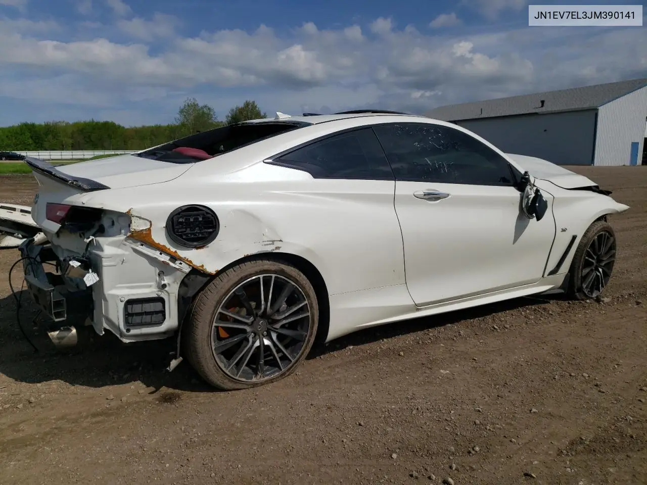 2018 Infiniti Q60 Luxe 300 VIN: JN1EV7EL3JM390141 Lot: 55451975