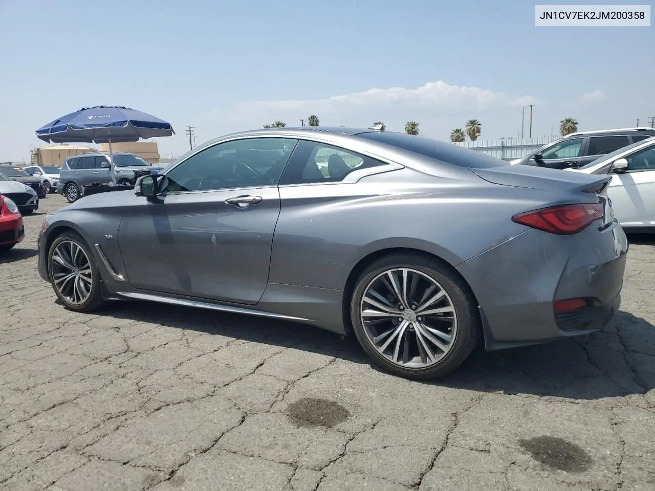 2018 Infiniti Q60 Pure VIN: JN1CV7EK2JM200358 Lot: 55605135