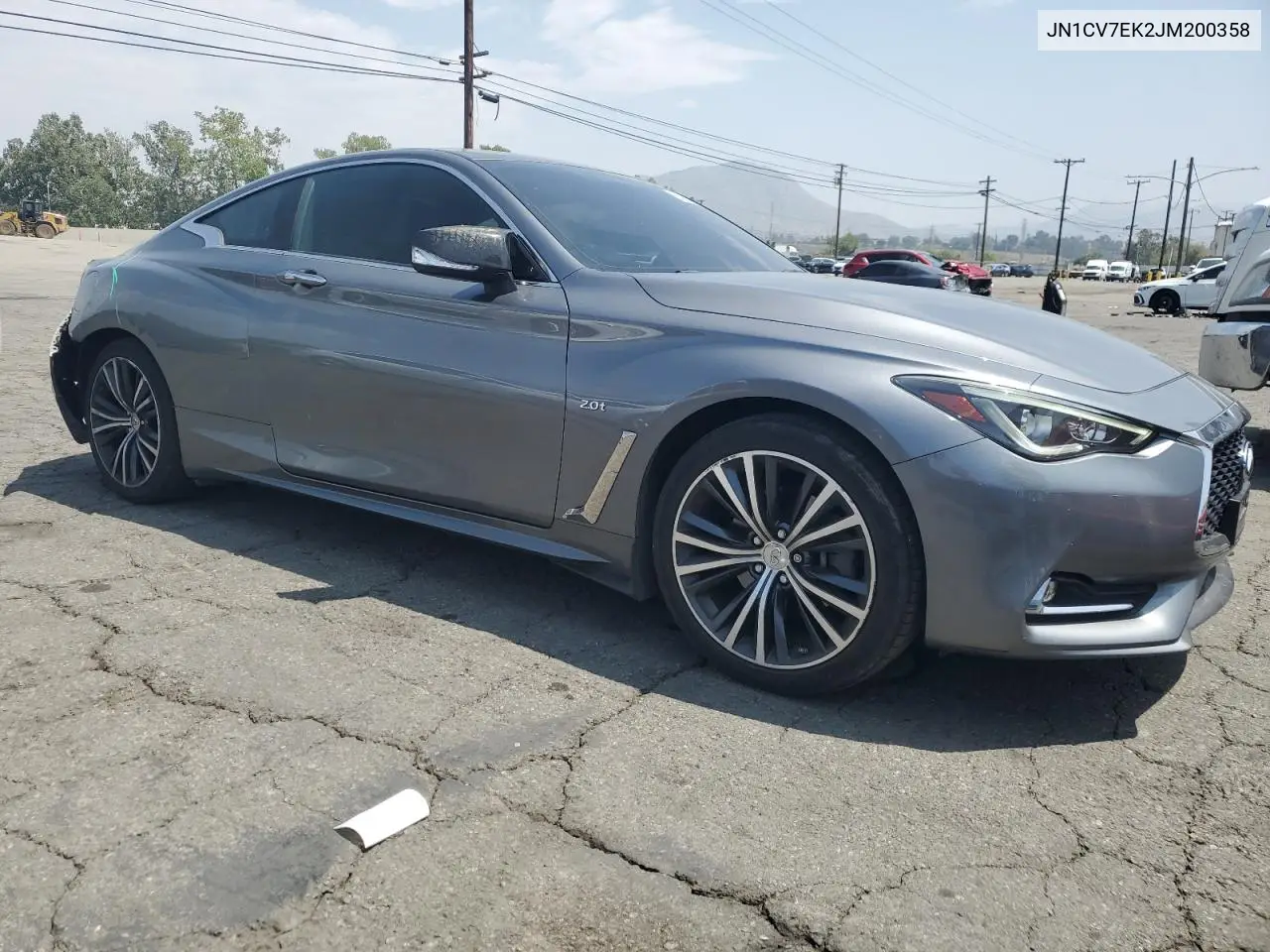 2018 Infiniti Q60 Pure VIN: JN1CV7EK2JM200358 Lot: 55605135