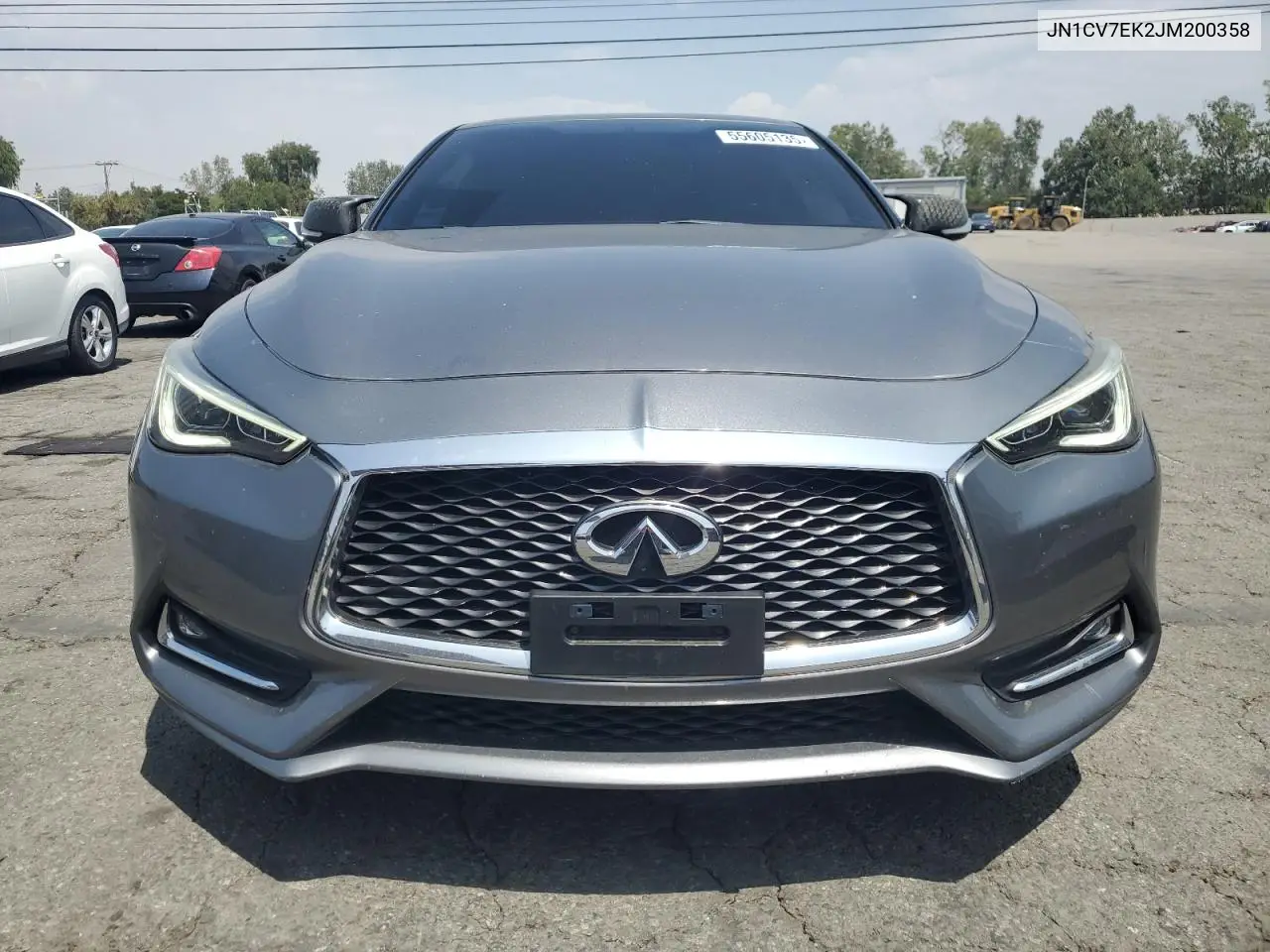 2018 Infiniti Q60 Pure VIN: JN1CV7EK2JM200358 Lot: 55605135