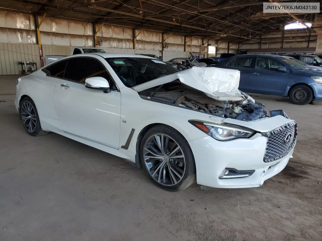 2018 Infiniti Q60 Luxe 300 VIN: JN1EV7EK6JM343130 Lot: 57682905