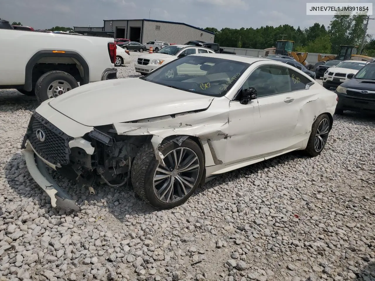 2018 Infiniti Q60 Luxe 300 VIN: JN1EV7EL1JM391854 Lot: 58989155