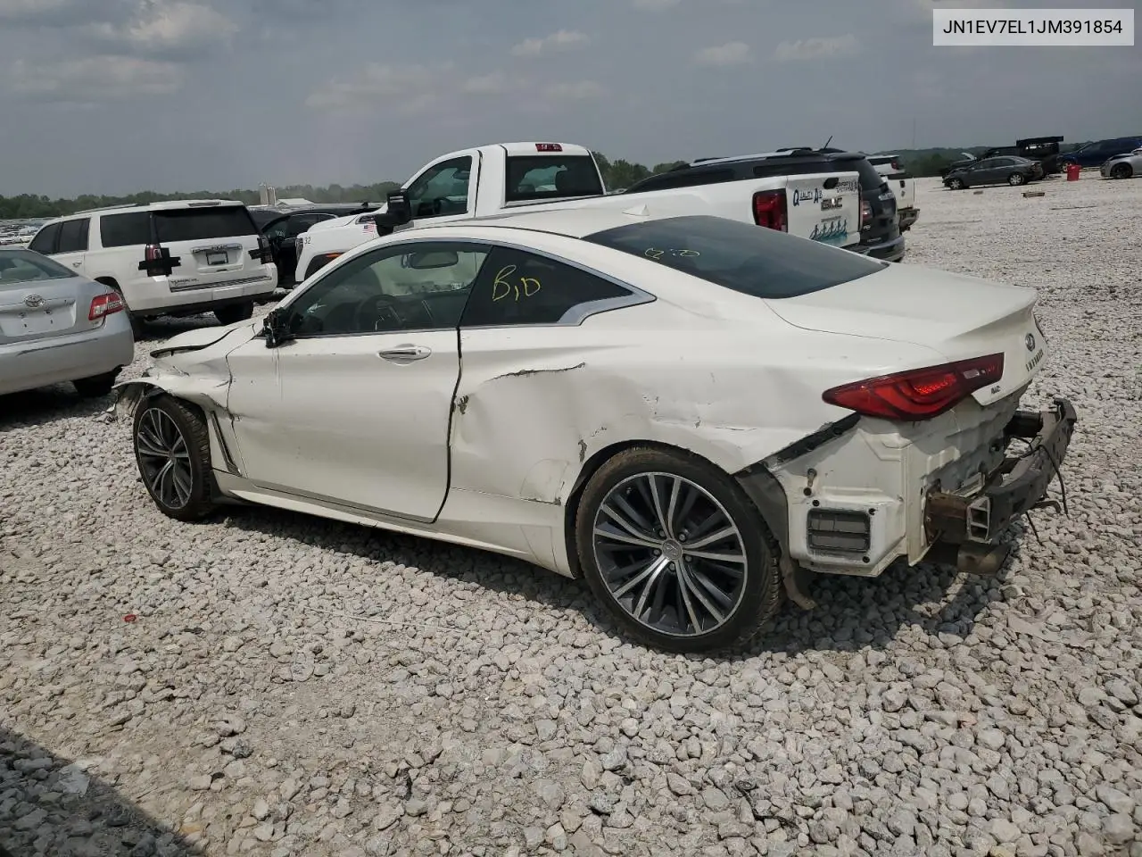2018 Infiniti Q60 Luxe 300 VIN: JN1EV7EL1JM391854 Lot: 58989155