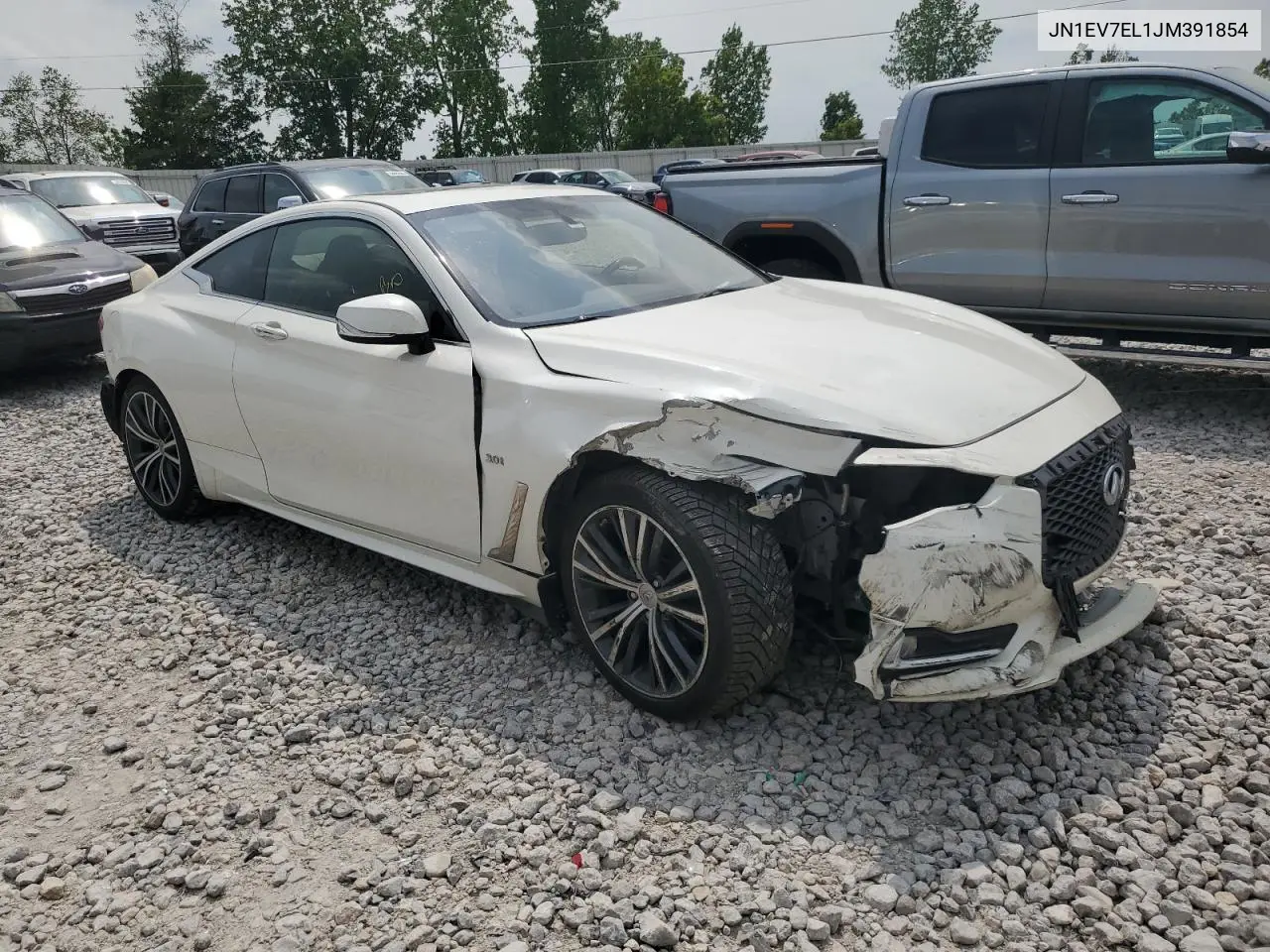 2018 Infiniti Q60 Luxe 300 VIN: JN1EV7EL1JM391854 Lot: 58989155